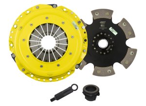 Cadillac ATS Brake Kit - Front + Rear - Stoptech - Premium E-Coated Rotors + Posi Quiet Pads - Black - 2016