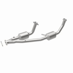 Chrysler Crossfire Brake Rotors (2) - Rear - Stoptech - C-Tek Silver Slotted/Drilled Rotors + Centric Premium Pads - Silver - `04-`08