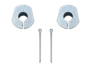 Ford Transit Connect Brake Kit - Rear - Stoptech - C-Tek Slotted/Drilled Rotors + Centric Premium Pads - Silver - `14-`20