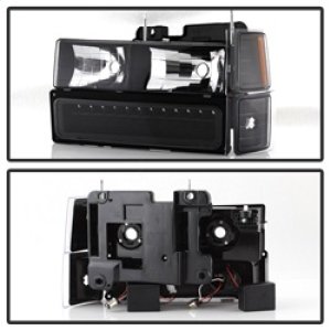 Pontiac G8 Brake Pads + Rotors - Front - Stoptech - Premium Black Rotors + Posi Quiet Ceramic Pads - Black - `08-`09