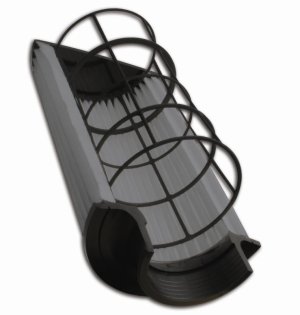 Acura MDX Brake Kit - Front - Stoptech - Slotted Rotors + Street Pads - Black - `03-`06