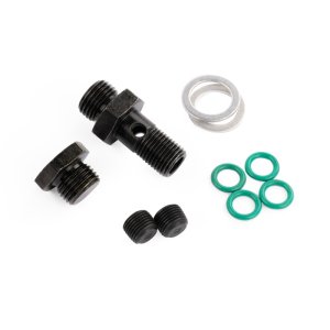 Lexus RX450h Brake Kit - Front - Stoptech - Slotted Rotors + StopTech Street Pads - Black - `07-`11