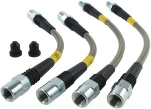 Audi S4 Brake Line Kit - Rear - Stoptech - Stainless Steel - `00-`02