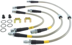 BMW X6 Brake Line Kit - Rear - Stoptech - Stainless Steel - `09-`12