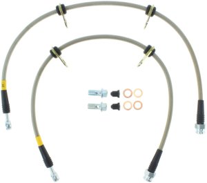 Acura NSX Brake Line Kit - Front - Stoptech - Stainless Steel Braided - Stainless Steel - `91-`05 Acura NSX Brake Line Kit - Front - Stoptech - Stainless Steel Braided - Stainless Steel - `91-`05