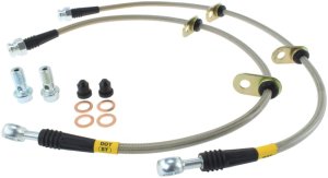 Acura NSX Brake Line Kit - Front - Stoptech - Stainless Steel Braided - Stainless Steel - `91-`05 Acura NSX Brake Line Kit - Front - Stoptech - Stainless Steel Braided - Stainless Steel - `91-`05