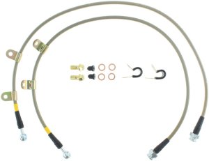 Infiniti G35 Brake Line Kit - Front - Stoptech - Stainless Steel - `07-`08 Infiniti G35 Brake Line Kit - Front - Stoptech - Stainless Steel - `07-`08