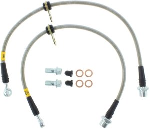 Toyota Echo Brake Line Kit - Front - Stoptech - Stainless Steel - `00-`05