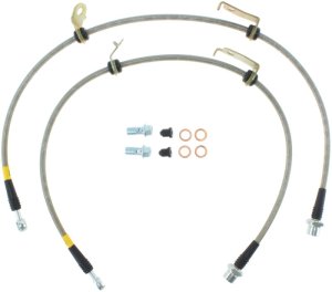 Toyota Prius Plug-In Brake Line Kit - Front - Stoptech - Stainless Steel - `12-`15
