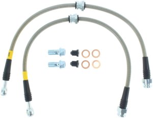 Mazda Protege Brake Line Kit - Front - Stoptech - Stainless Steel - `99-`03 Mazda Protege Brake Line Kit - Front - Stoptech - Stainless Steel - `99-`03