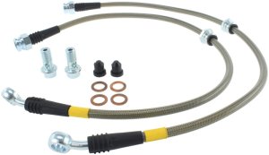 Mazda Protege Brake Line Kit - Rear - Stoptech - Stainless Steel - Stainless Steel - `01-`03