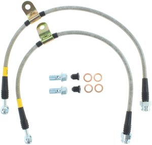 Hyundai Genesis Coupe Brake Line Kit - Front - Stoptech - Stainless Steel - `10-`16