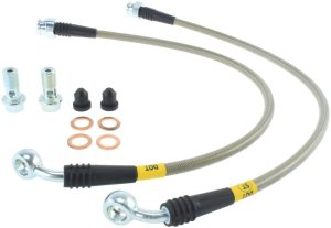 Hyundai Genesis Brake Line Kit - Rear - Stoptech - Stainless Steel Braided - Stainless Steel - `09-`14 Hyundai Genesis Brake Line Kit - Rear - Stoptech - Stainless Steel Braided - Stainless Steel - `09-`14