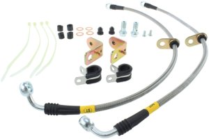 Ford Mustang Brake Line Kits - Front - Stoptech - Stainless Steel - Stainless Steel - `11-`14