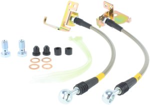 Ford Shelby GT500 Stainless Steel Brake Line Kit - Rear - Stoptech - Stainless Steel - `07-`09