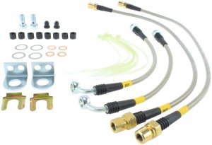 Ford F-150 Raptor Brake Line Kit - Rear - Stoptech - Stainless Steel Braided - Stainless Steel - `12-`14