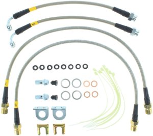 Ford F-150 Raptor Brake Line Kit - Rear - Stoptech - Stainless Steel Braided - Stainless Steel - `12-`14