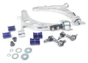 Subaru Impreza Control Arms - Front - Superpro - Lower Alloy Control Arm Kit - `02-`05