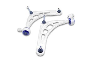 BMW 3 Series Control Arms - Front - Superpro - Alloy Lower, Standard Alignment, Pre-assembled with Bushings and Ball Joints - 2000