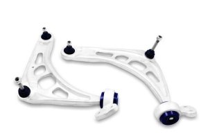BMW 3 Series Lower Control Arm Set - Front - Superpro - Alloy + Caster, Complete Assembly - 2000