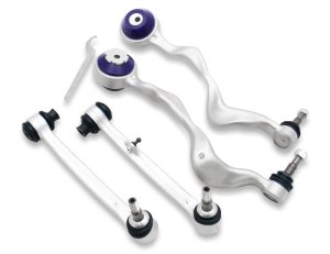 BMW 1 Series Control Arm Set - Front - Superpro - Alloy Complete Lower Control Arm & Radius Arm with Pre-installed Bushings and Ball Joints - 2008
