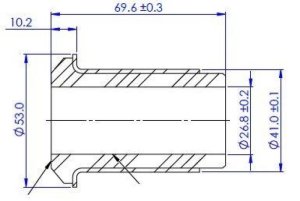 Ford Ranger XL Bushing Kit - Front - Superpro - Upper Control Arm Inner - `24-`27