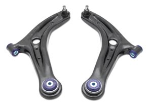 Ford Fiesta Control Arms - Front - Superpro - Lower Control Arm Set w/ Preinstalled SuperPro Bushings - `14-`19