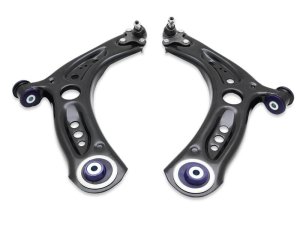 Volkswagen Golf R Control Arm Lower Assembly Kit - Front - Superpro - Add. Positive Caster - 2015