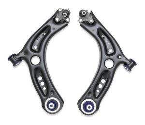 Volkswagen Golf R Control Arm Lower Assembly Kit - Front - Superpro - Add. Positive Caster - 2015