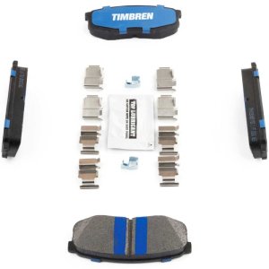 Toyota Land Cruiser Brake Pads - Rear - Timbren - BES Severe Duty Semi-Metallic OnyxBite™ - `08-`21