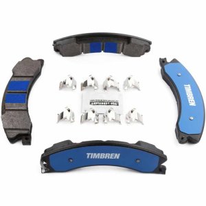 Chevrolet Silverado 2500 Brake Pads - Front + Rear - Timbren - BES OnyxBite™ Severe-Duty Semi-Metallic - `15-`19
