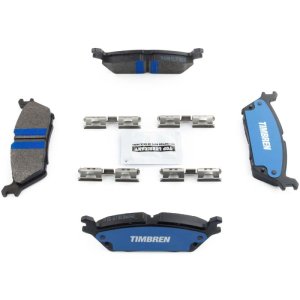 Ford F-150 Brake Pads - Rear - Timbren - BES OnyxBite™ Severe-Duty - `15-`20