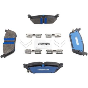 Ram 1500 Brake Pads - Rear - Timbren - BES OnyxBite™ Severe Duty Semi-Metallic - `19-`26