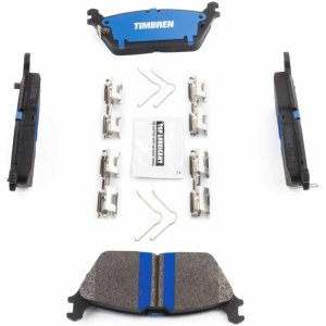 Ram 1500 Brake Pads - Rear - Timbren - BES OnyxBite™ Severe Duty Semi-Metallic - `19-`26