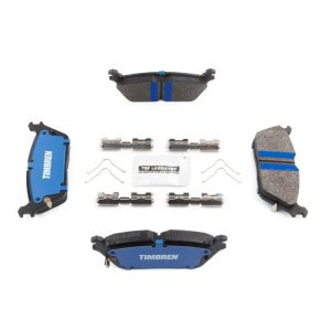 Ram 1500 Brake Pads - Rear - Timbren - BES OnyxBite™ Severe Duty Semi-Metallic - `19-`26