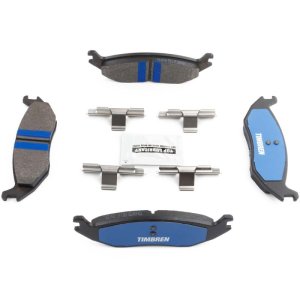Ram 1500 Brake Pads - Rear - Timbren - BES OnyxBite™ Severe Duty Semi-Metallic - `03-`18