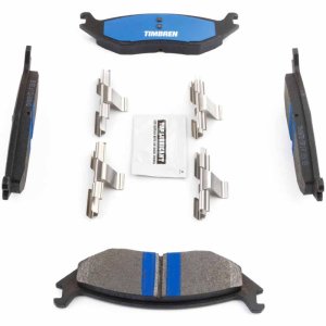 Ram 1500 Brake Pads - Rear - Timbren - BES OnyxBite™ Severe Duty Semi-Metallic - `03-`18
