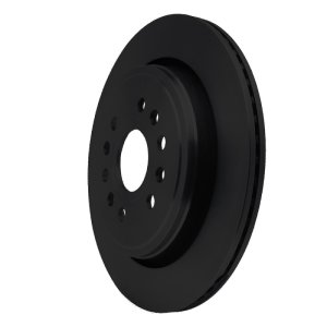 Ram 1500 Brake Rotor (1) - Rear - Timbren - BES Severe-Duty with OnyxBond Coating - Matte Black - `21-`26