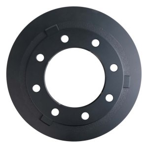 Ford F-250 SD Brake Rotor (1) - Rear - Timbren - BES Severe-Duty Rotors with OnyxBond™ Heat-Resistant Coating - Matte Black - `13-`22