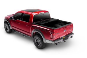 Toyota Tacoma ArmorFlex Bed Cover - Undercover - Hard Folding, LINE-X Coated - Matte Black - `24-`25