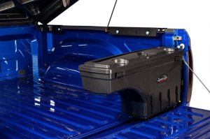 Chevrolet Silverado 1500 Truck Bed Storage Box - Passenger Side - Undercover - SwingCase - Black Smooth - `07-`18