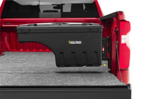 GMC Sierra 3500 HD Truck Bed Storage Box - Passenger Side - Undercover - SwingCase - Black Smooth - `07-`19