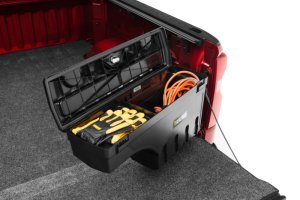 GMC Sierra 3500 HD Truck Bed Storage Box - Passenger Side - Undercover - SwingCase - Black Smooth - `07-`19