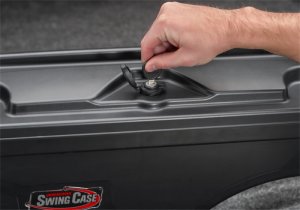 Ford F-150 Truck Bed Storage Box - Driver's Side - Undercover - SwingCase - Black - `15-`26