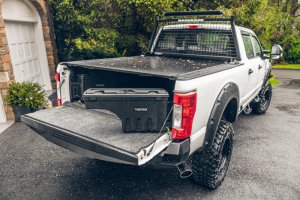 Ford F-250 Truck Bed Storage Box - Passenger Side - Undercover - SwingCase - Black Smooth - `17-`26