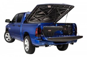 Nissan Frontier Truck Bed Storage Box - Driver's Side - Undercover - SwingCase - Black Smooth - `22-`26