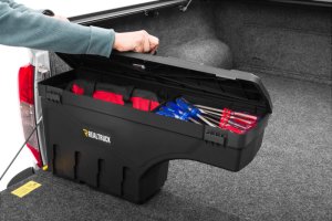 Nissan Frontier Truck Bed Storage Box - Driver's Side - Undercover - SwingCase - Black Smooth - `22-`26