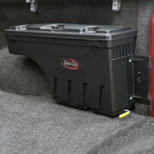 Nissan Frontier Truck Bed Storage Box - Passenger Side - Undercover - Swing Case - Black Smooth - `22-`26