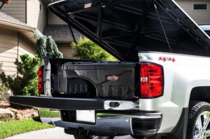 Nissan Frontier Truck Bed Storage Box - Passenger Side - Undercover - Swing Case - Black Smooth - `22-`26