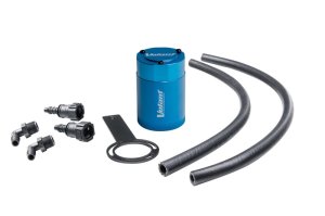 Chevrolet Silverado 1500 Oil Catch Can - Volant - 3oz Aluminum w/Mounting Bracket - Blue - `14-`19